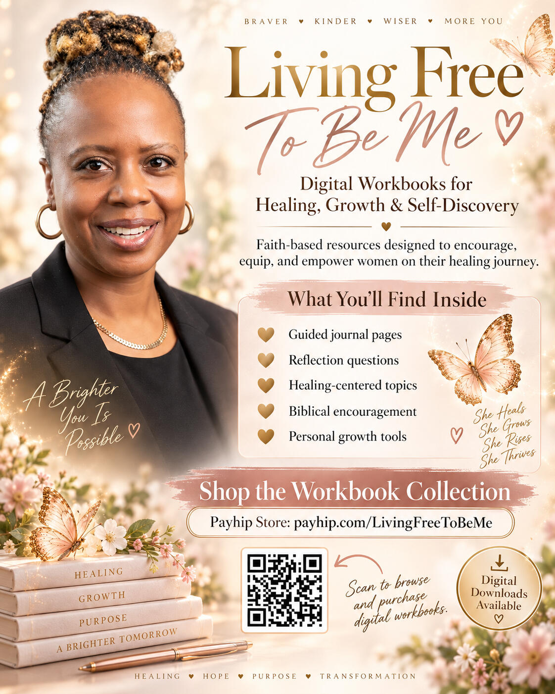 Living Free To Be Me Workbooks